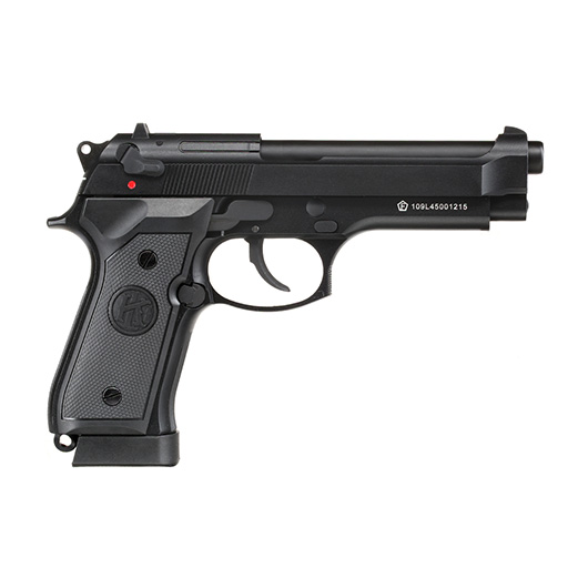 KLI M92 CO2 Luftpistole Kal. 4,5 mm BB Vollmetall Blowback schwarz Bild 3