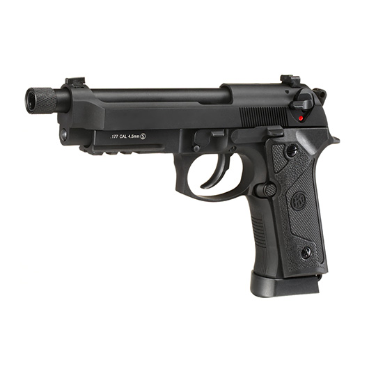 KLI M92A3 CO2 Luftpistole Kal. 4,5 mm BB Vollmetall Blowback schwarz Bild 1