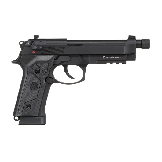 KLI M92A3 CO2 Luftpistole Kal. 4,5 mm BB Vollmetall Blowback schwarz Bild 3