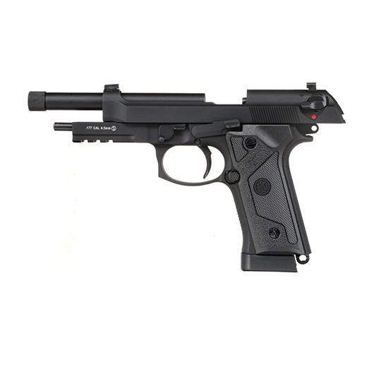 KLI M92A3 CO2 Luftpistole Kal. 4,5 mm BB Vollmetall Blowback schwarz Bild 4
