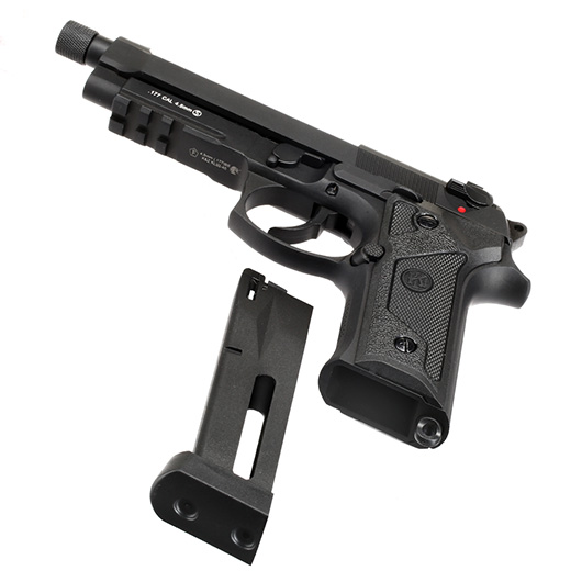 KLI M92A3 CO2 Luftpistole Kal. 4,5 mm BB Vollmetall Blowback schwarz Bild 5
