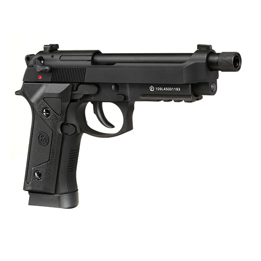 KLI M92A3 CO2 Luftpistole Kal. 4,5 mm BB Vollmetall Blowback schwarz Bild 8