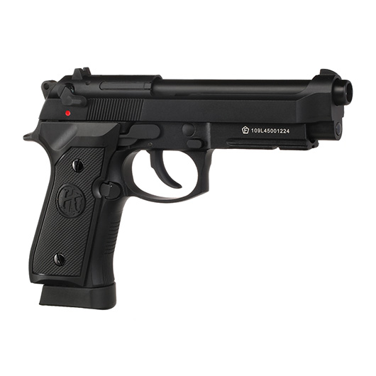 KLI M92A1 CO2 Luftpistole Kal. 4,5 mm BB Vollmetall Blowback schwarz Bild 8