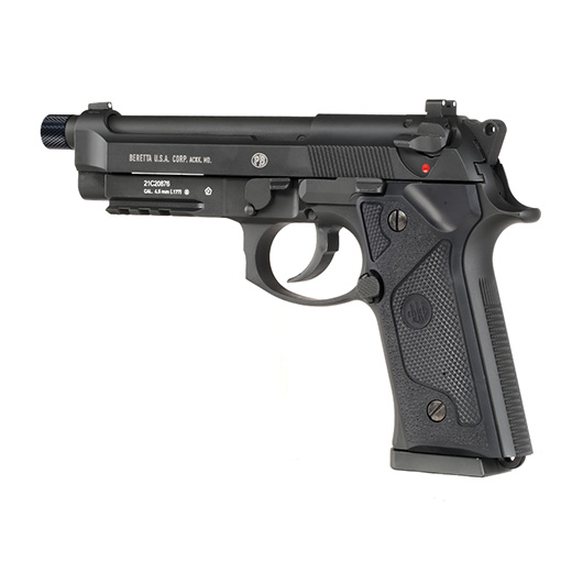 Beretta M9A3 CO2-Luftpistole Kal. 4,5mm Stahl-BB Blowback Metallschlitten schwarz Bild 2