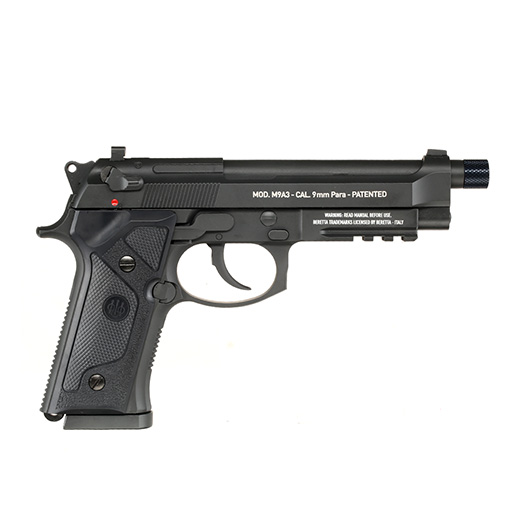 Beretta M9A3 CO2-Luftpistole Kal. 4,5mm Stahl-BB Blowback Metallschlitten schwarz Bild 3