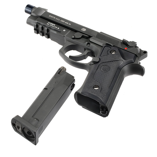 Beretta M9A3 CO2 Luftpistole Kal. 4,5mm BB Blowback Metallschlitten schwarz Bild 4