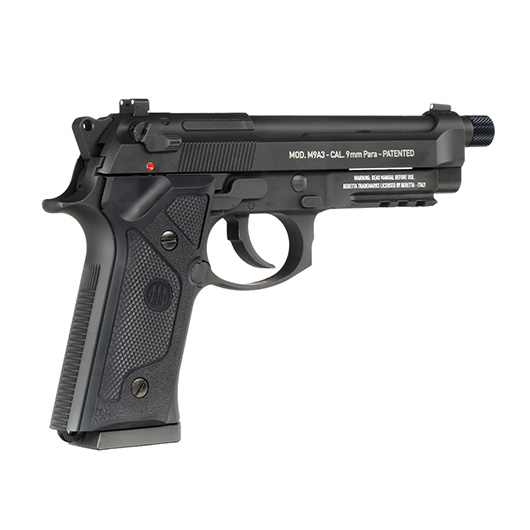 Beretta M9A3 CO2-Luftpistole Kal. 4,5mm Stahl-BB Blowback Metallschlitten schwarz Bild 8