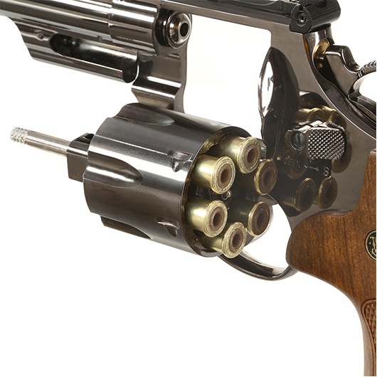 Smith & Wesson M29 CO2-Revolver .44 Magnum 4,5mm Stahl-BB Vollmetall hochglanzbrniert Bild 3