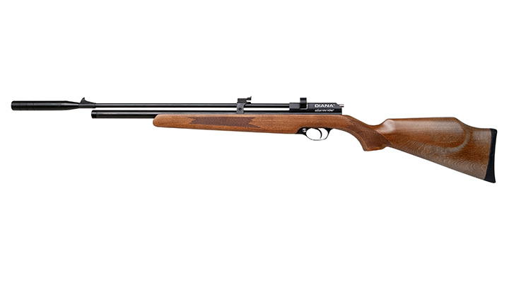 Diana Stormrider Pressluftgewehr Kal. 5,5mm Diabolo Holzschaft inkl. Schalldmpfer