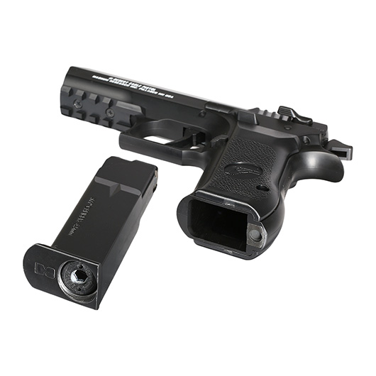Baby Desert Eagle CO2 Luftpistole Kal. 4,5mm BB Non Blowback Metallschlitten schwarz Bild 4
