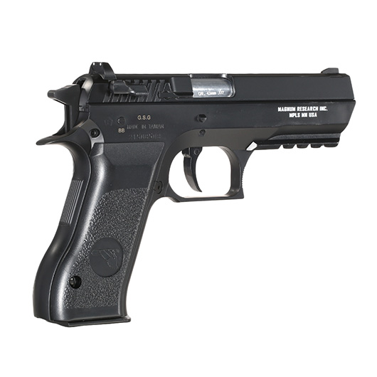Baby Desert Eagle CO2 Luftpistole Kal. 4,5mm BB Non Blowback Metallschlitten schwarz Bild 7