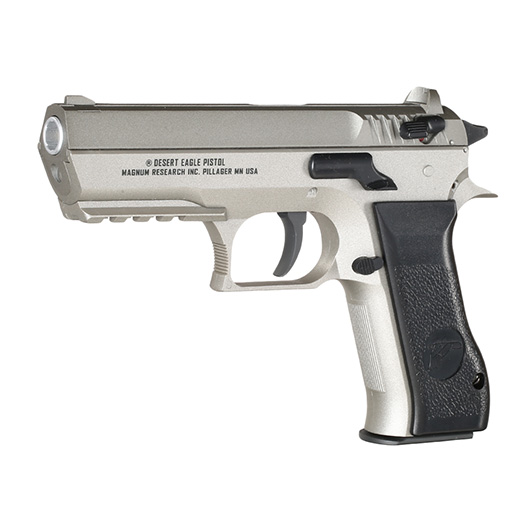 Baby Desert Eagle CO2-Luftpistole Kal. 4,5mm Stahl-BB NBB Metallschlitten silber Bild 1