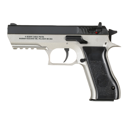 Baby Desert Eagle CO2 Luftpistole Kal. 4,5mm BB Non Blowback Metallschlitten bicolor