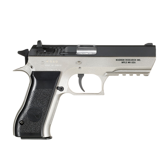 Baby Desert Eagle CO2 Luftpistole Kal. 4,5mm BB Non Blowback Metallschlitten bicolor Bild 3