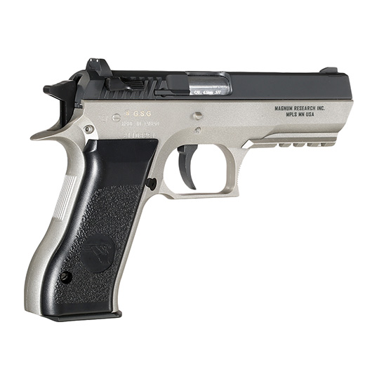 Baby Desert Eagle CO2-Luftpistole Kal. 4,5mm Stahl-BB NBB Metallschlitten bicolor Bild 7