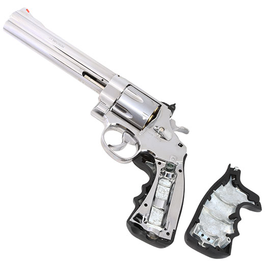 Smith & Wesson 629 Classic CO2-Revolver 6,5 Zoll 4,5mm Stahl-BB Vollmetall chrom/schwarz Bild 6