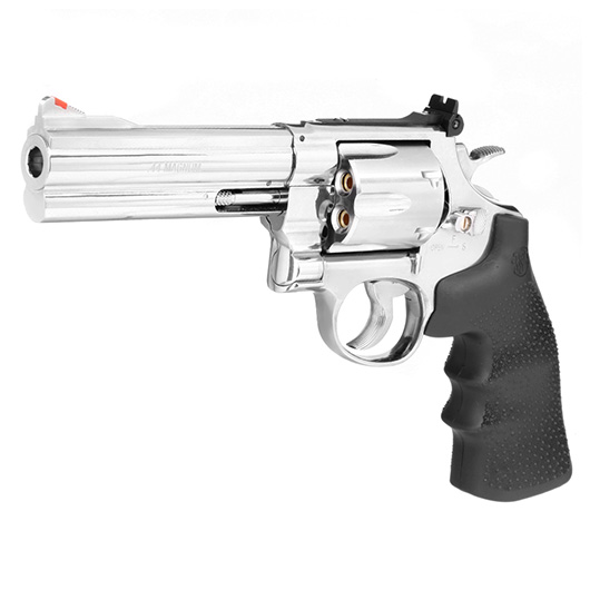 Smith & Wesson 629 Classic CO2-Revolver 5 Zoll 4,5mm Stahl-BB Vollmetall chrom/schwarz