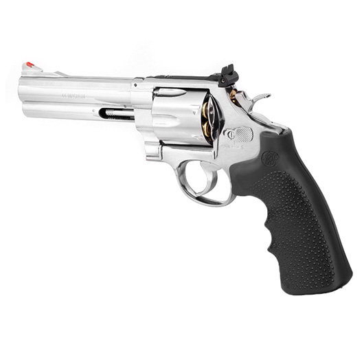 Smith & Wesson 629 Classic CO2-Revolver 5 Zoll 4,5mm Stahl-BB Vollmetall chrom/schwarz Bild 2