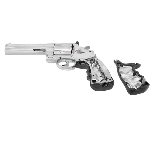 Smith & Wesson 629 Classic CO2-Revolver 5 Zoll 4,5mm Stahl-BB Vollmetall chrom/schwarz Bild 8