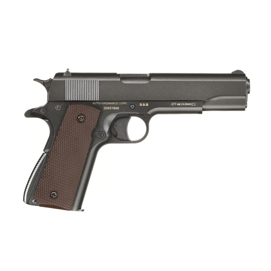 Auto-Ordnance/KWC 1911 CO2 Luftpistole Kal. 4,5mm Diabolo Metallschlitten grau Bild 3