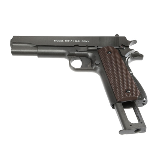 Auto-Ordnance/KWC 1911 CO2 Luftpistole Kal. 4,5mm Diabolo Metallschlitten grau Bild 5