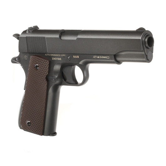 Auto-Ordnance/KWC 1911 CO2 Luftpistole Kal. 4,5mm Diabolo Metallschlitten grau Bild 6