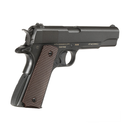 Auto-Ordnance/KWC 1911 CO2 Luftpistole Kal. 4,5mm Diabolo Metallschlitten grau Bild 7