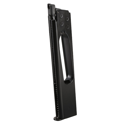 KWC Ersatzmagazin KWC M1911 CO2 BlowBack Luftpistole Kal. 4,5 mm BB 28 Schuss schwarz - Extended Version