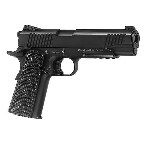 KWC M1911 Tactical CO2-Luftpistole Kal. 4,5 mm Stahl-BB Vollmetall Blowback schwarz Bild 8