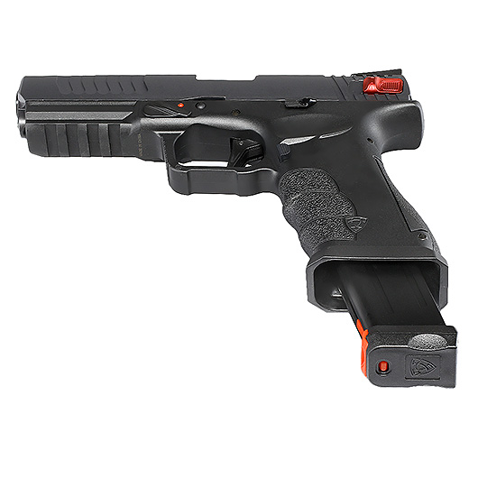 APS Shark CO2 Luftpistole Kal. 4,5 mm BB Metallschlitten Blowback schwarz Bild 6