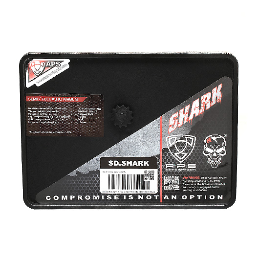 APS Shark CO2 Luftpistole Kal. 4,5 mm BB Metallschlitten Blowback Dark Earth Bild 9