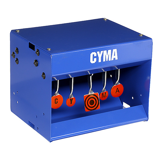 Cyma Zielkasten Zero - Auto-Mechanisches Airsoft Stahl Target blau