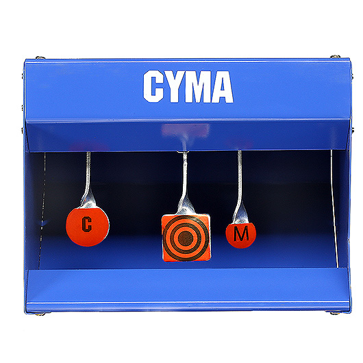 Cyma Zielkasten Zero - Auto-Mechanisches Airsoft Stahl Target blau Bild 3