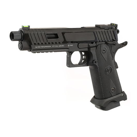 NxWerks NX1911 Pendragon CO2 Luftpistole Kal. 4,5mm BB Metallschlitten Blowback schwarz Bild 1