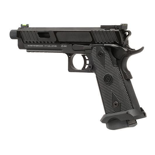 NxWerks NX1911 Pendragon CO2 Luftpistole Kal. 4,5mm BB Metallschlitten Blowback schwarz Bild 2