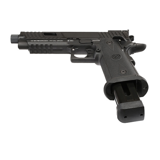 NxWerks NX1911 Pendragon CO2 Luftpistole Kal. 4,5mm BB Metallschlitten Blowback schwarz Bild 6