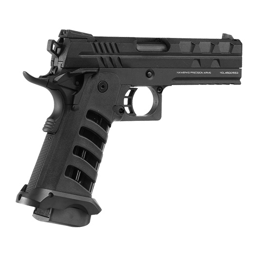 NxWerks NX1911 Apocalypse CO2 Luftpistole Kal. 4,5mm BB Metallschlitten Blowback schwarz Bild 3