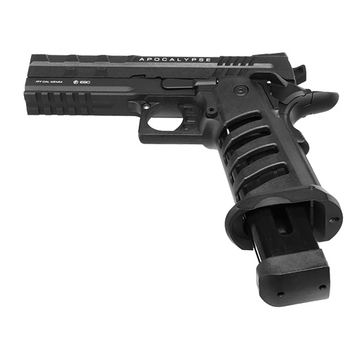 NxWerks NX1911 Apocalypse CO2 Luftpistole Kal. 4,5mm BB Metallschlitten Blowback schwarz Bild 6