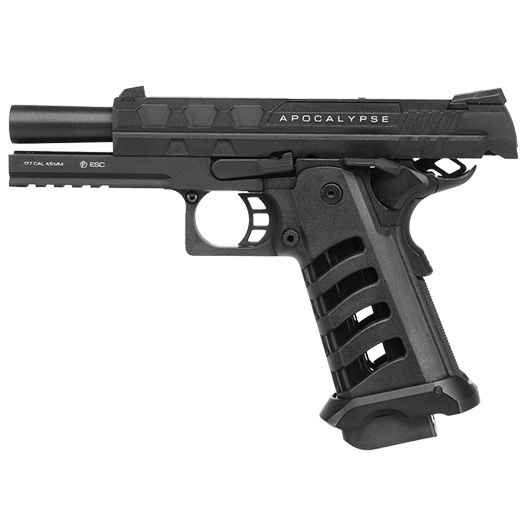 NxWerks NX1911 Apocalypse CO2-Luftpistole Kal. 4,5mm Stahl-BB Blowback Metallschlitten schwarz Bild 9