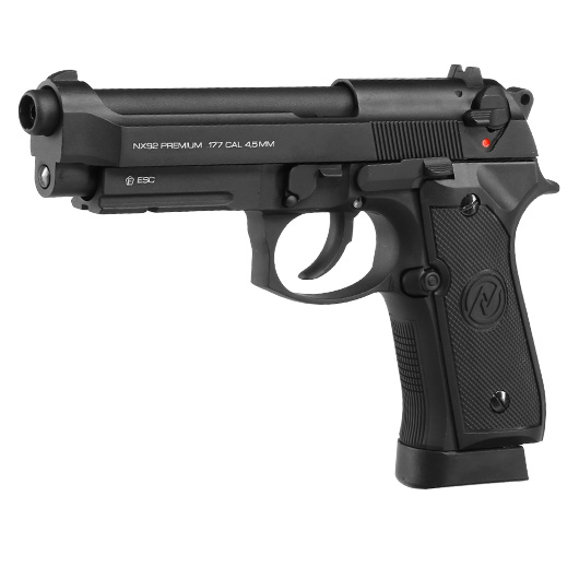 NxWerks NX 92 Commando CO2 Luftpistole Kal. 4,5mm BB Metallschlitten Blowback schwarz Bild 1