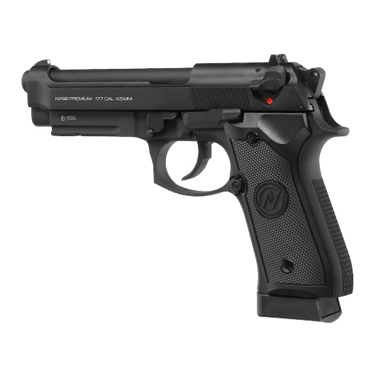 NxWerks NX 92 Commando CO2 Luftpistole Kal. 4,5mm BB Metallschlitten Blowback schwarz Bild 2