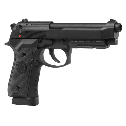 NxWerks NX 92 Commando CO2 Luftpistole Kal. 4,5mm BB Metallschlitten Blowback schwarz Bild 5