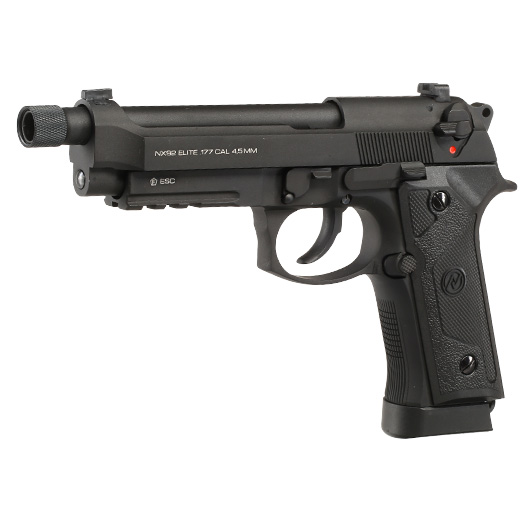NxWerks NX 92 Elite CO2 Luftpistole Kal. 4,5mm BB Blowback Metallschlitten schwarz Bild 1