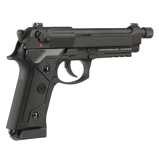 NxWerks NX 92 Elite CO2 Luftpistole Kal. 4,5mm BB Blowback Metallschlitten schwarz Bild 3