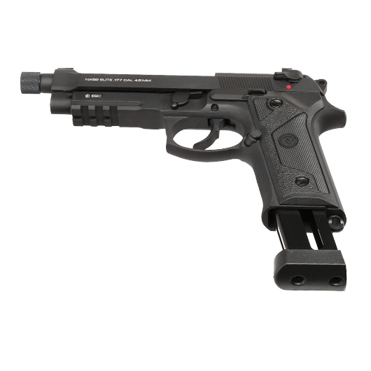 NxWerks NX 92 Elite CO2 Luftpistole Kal. 4,5mm BB Blowback Metallschlitten schwarz Bild 6