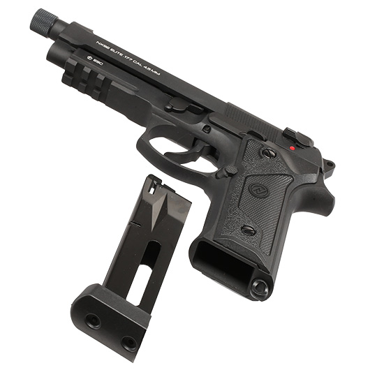 NxWerks NX 92 Elite CO2 Luftpistole Kal. 4,5mm BB Blowback Metallschlitten schwarz Bild 7