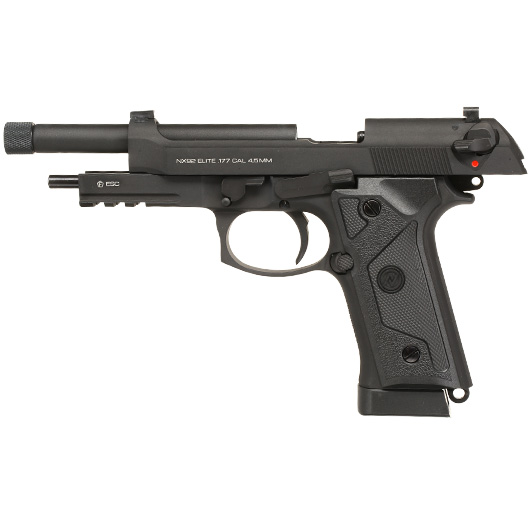 NxWerks NX 92 Elite CO2 Luftpistole Kal. 4,5mm BB Blowback Metallschlitten schwarz Bild 9