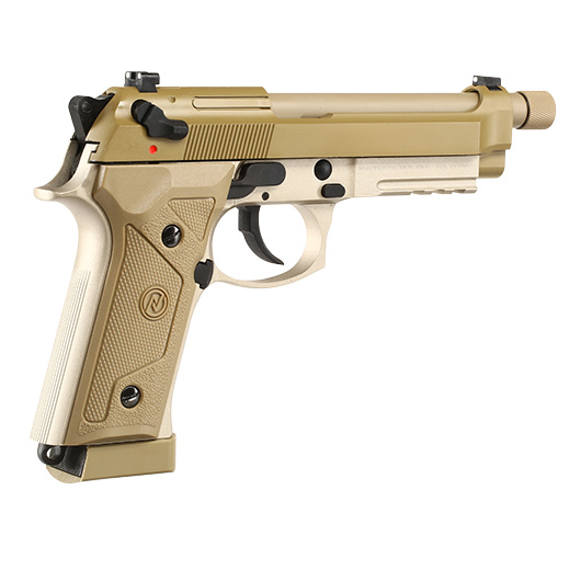 NxWerks NX 92 Elite CO2 Luftpistole Kal. 4,5mm BB Metallschlitten Blowback desert Bild 3