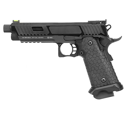 NxWerks NX1911 BOA CO2 Luftpistole Kal. 4,5mm BB Blowback Metallschlitten schwarz