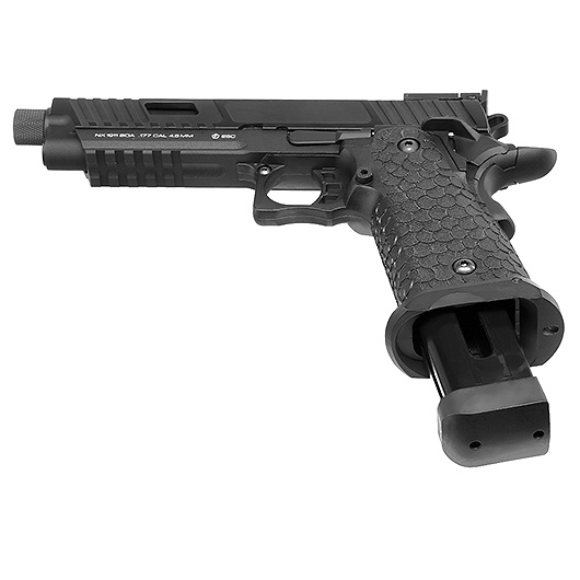 NxWerks NX1911 BOA CO2 Luftpistole Kal. 4,5mm BB Blowback Metallschlitten schwarz Bild 6